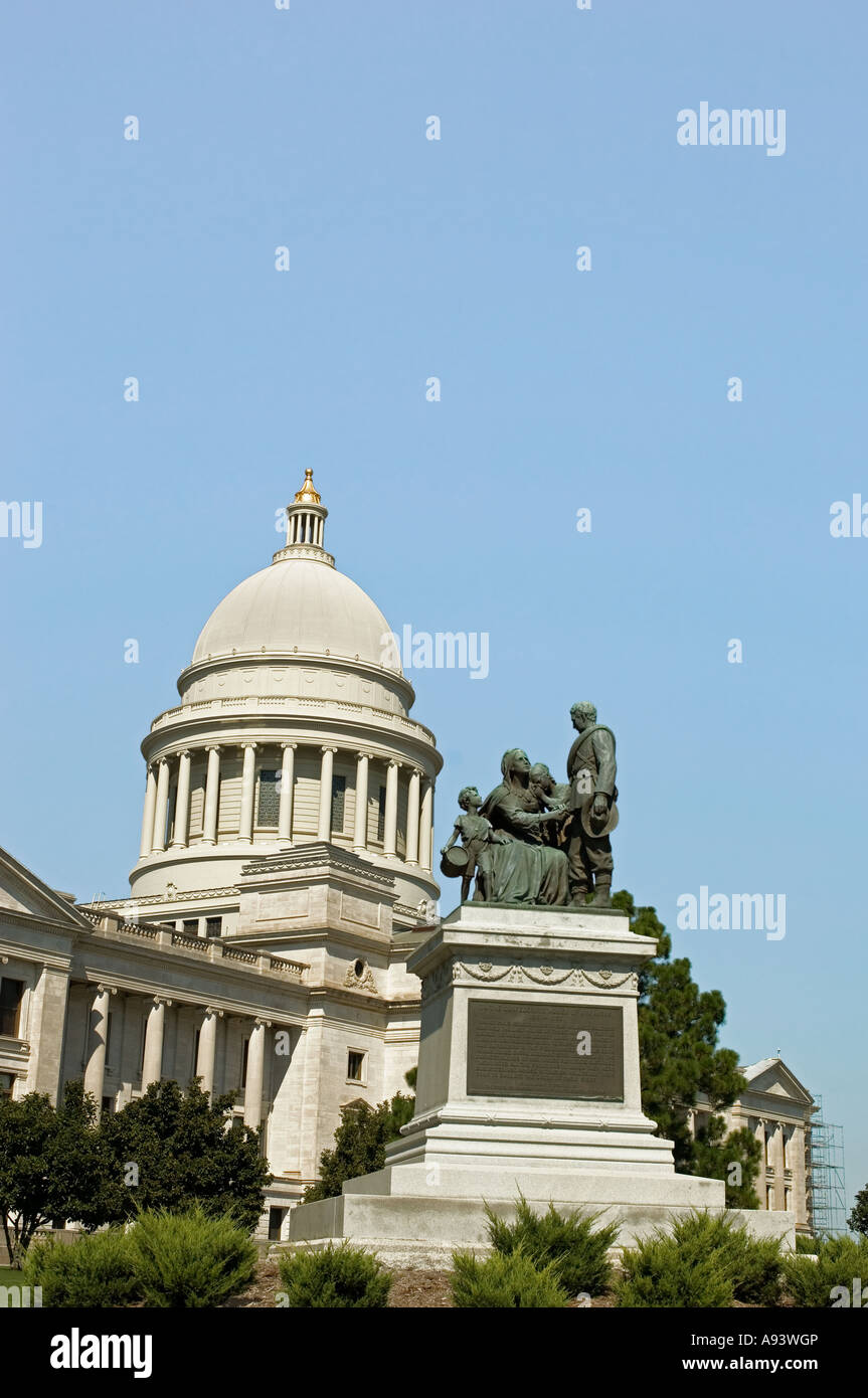 State Capitol Building Little Rock Akansas Foto Stock