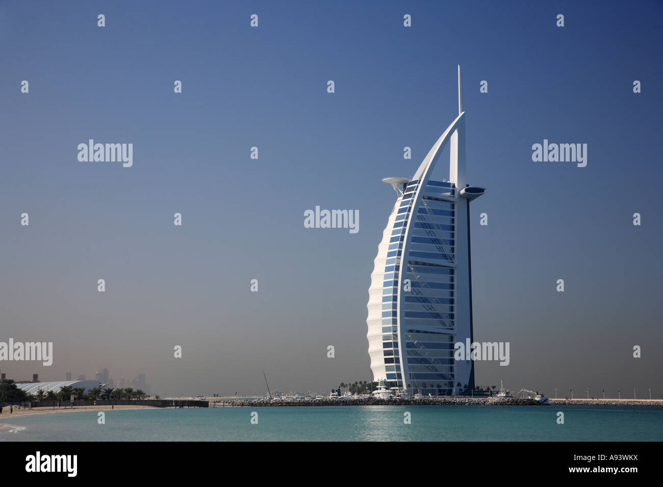Burj Al Arab sette stelle hotel Dubai Emirati Arabi Uniti EMIRATI ARABI UNITI Foto Stock