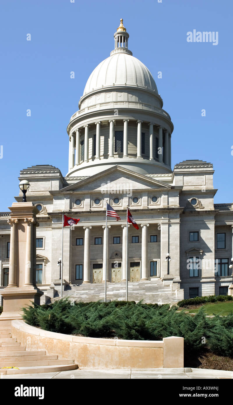 State Capitol Building Little Rock Arkansas Foto Stock