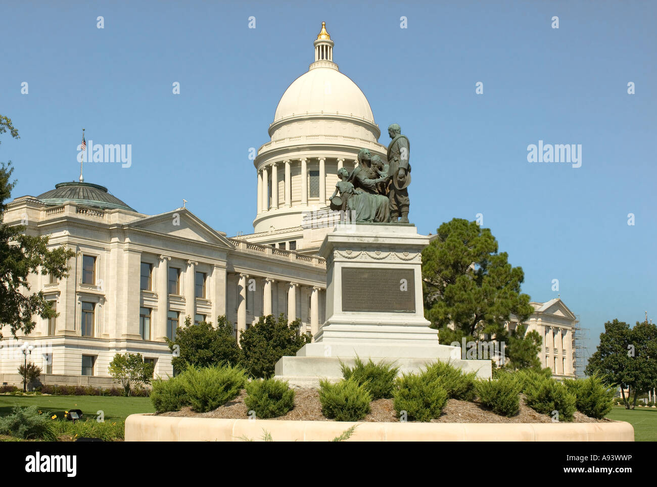 State Capitol Building Little Rock Arkansas Foto Stock