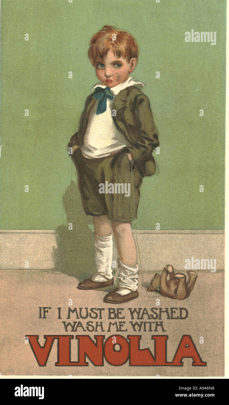 Sapone Vinolia magazine inserisci annuncio circa 1905 Foto Stock