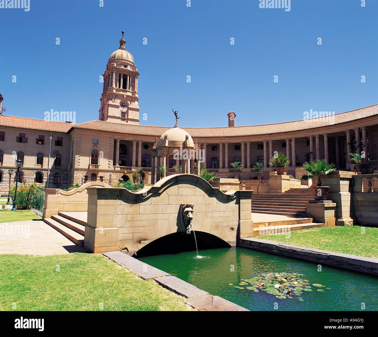 L'Unione degli edifici a Pretoria progettato da Sir Herbert Baker Pretoria Gauteng Sud Africa Foto Stock