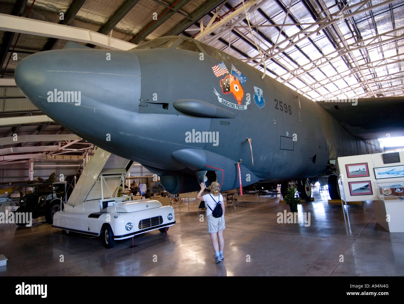 B52 aerei bombardieri in Australian Aviation Heritage Center Darwin Australia 2007 Foto Stock