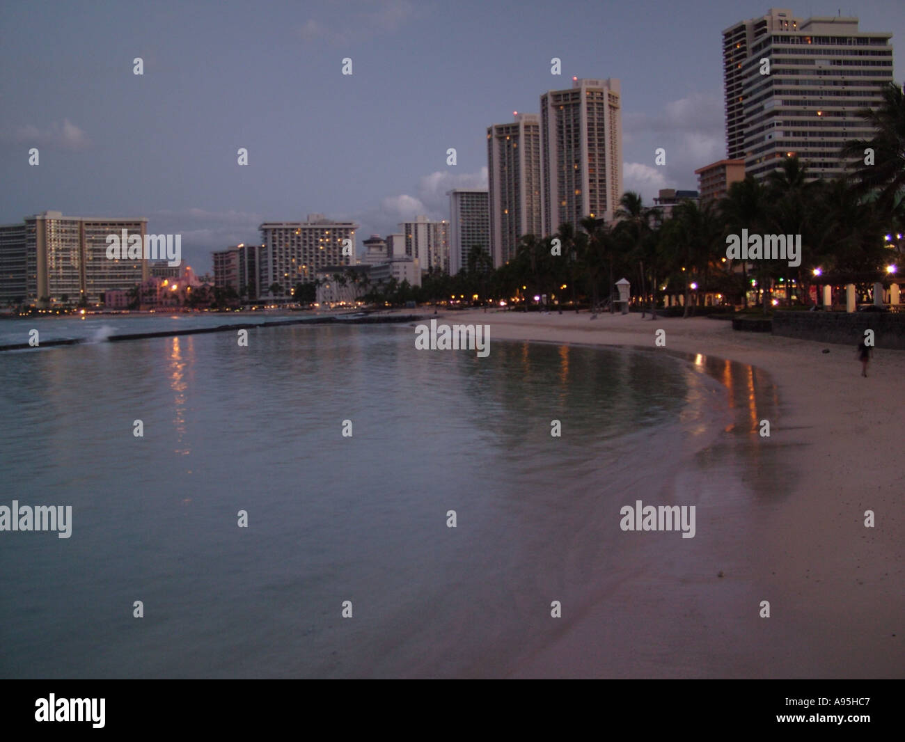 AJD40687, Waikiki, Honolulu Oahu, HI, Hawaii Foto Stock