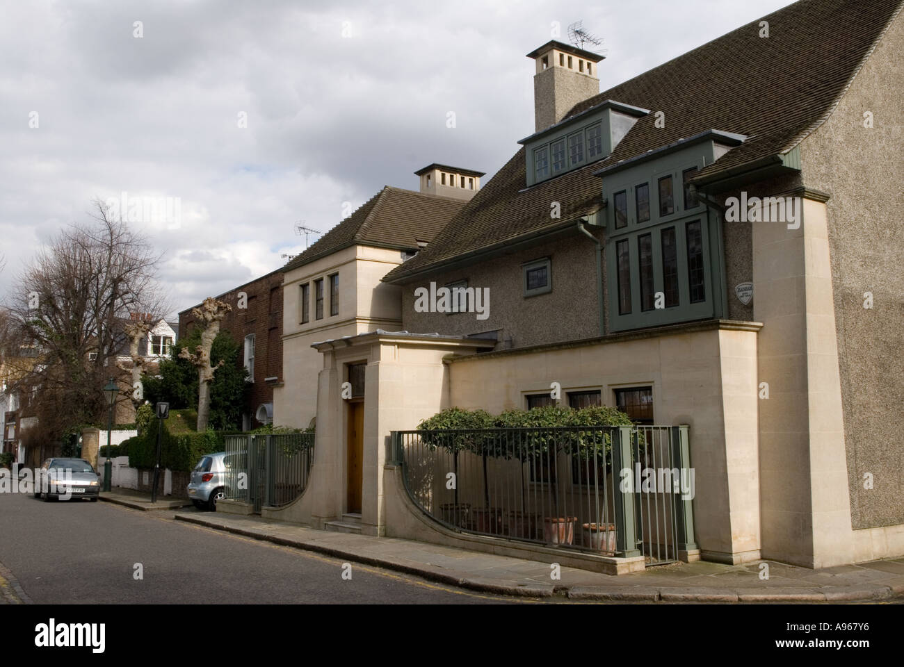 [Glebe luogo], a Chelsea, Londra SW3. Inghilterra HOMER SYKES Foto Stock