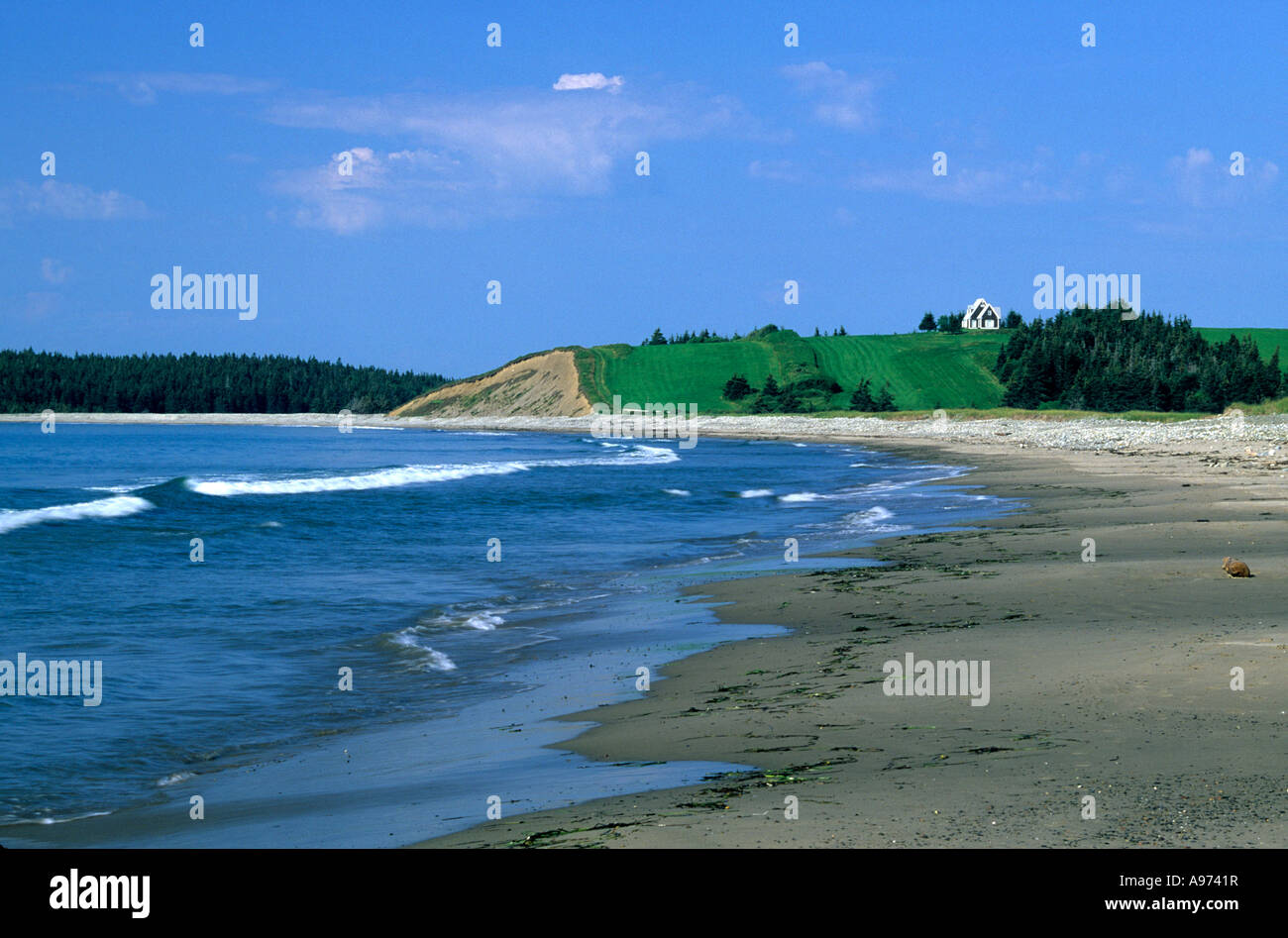 Hirtle's Beach in Nova Scotia's south shore, Canada. Foto Stock