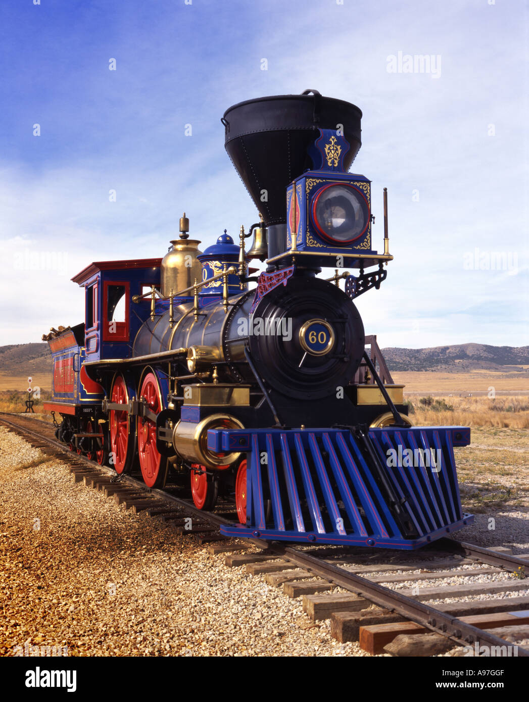 Golden Spike National Historic Site - USA Utah Foto Stock