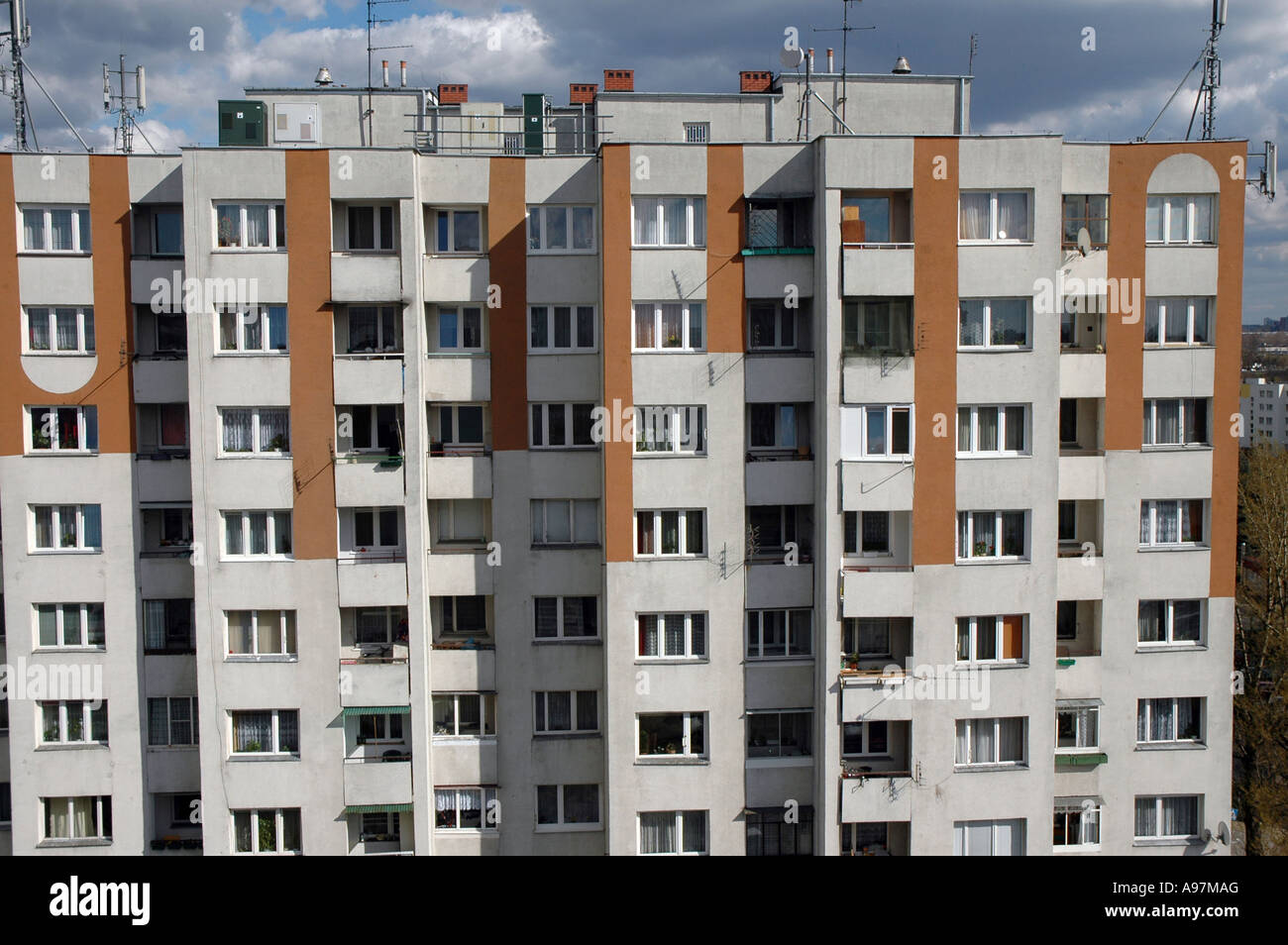 Casa del piatto in Varsavia Foto Stock