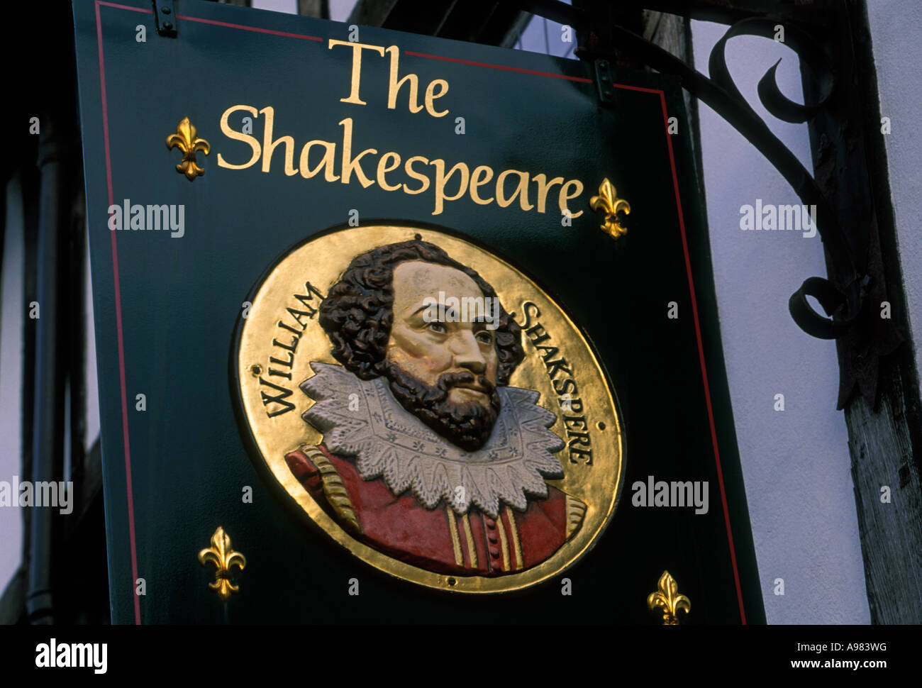 Il Shakespeare Hotel, camere e alloggi, le sistemazioni, Stratford-upon-Avon, contea di Warwickshire, Inghilterra, europa Foto Stock