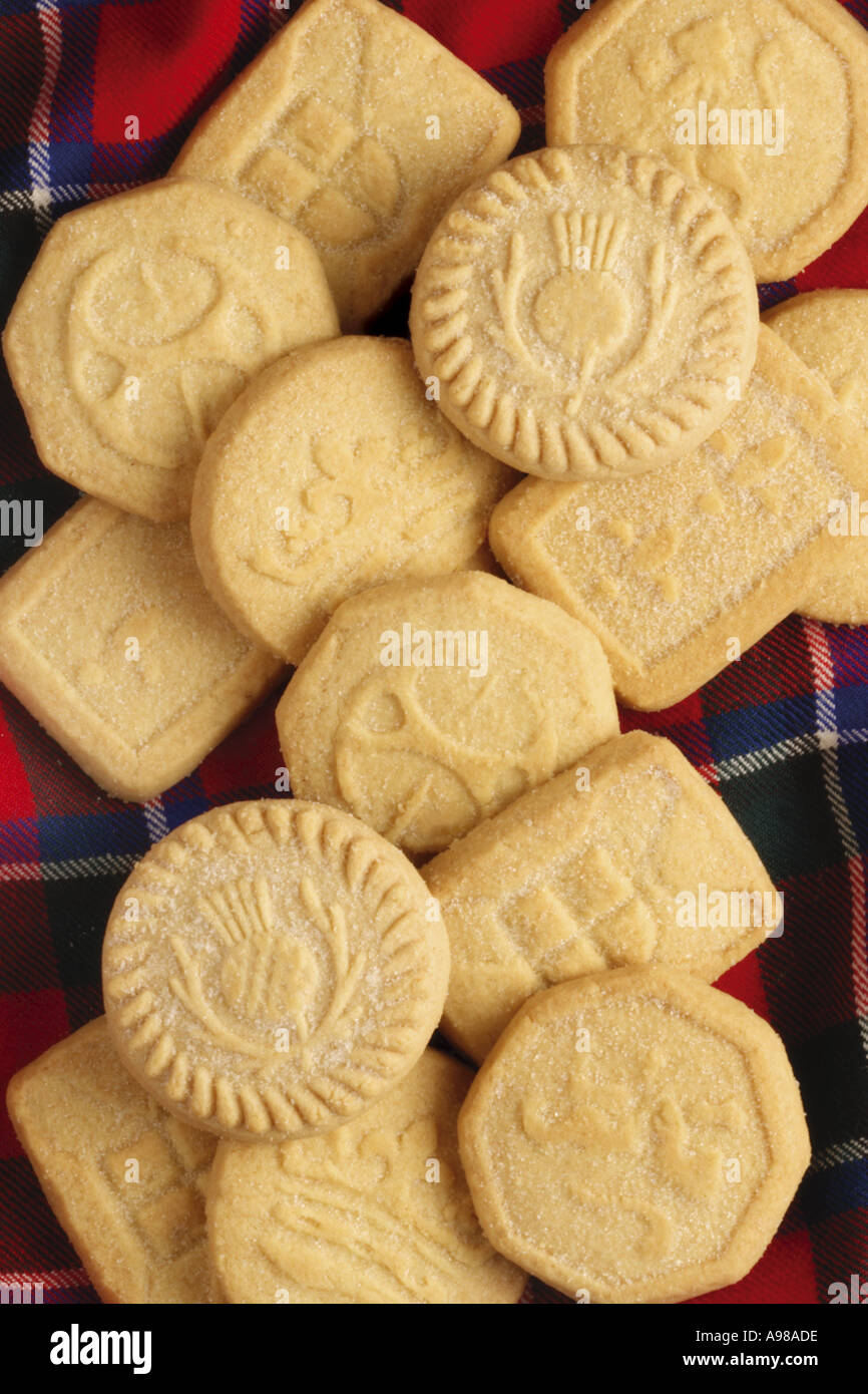 Pastafrolla scozzese i cookie Foto Stock