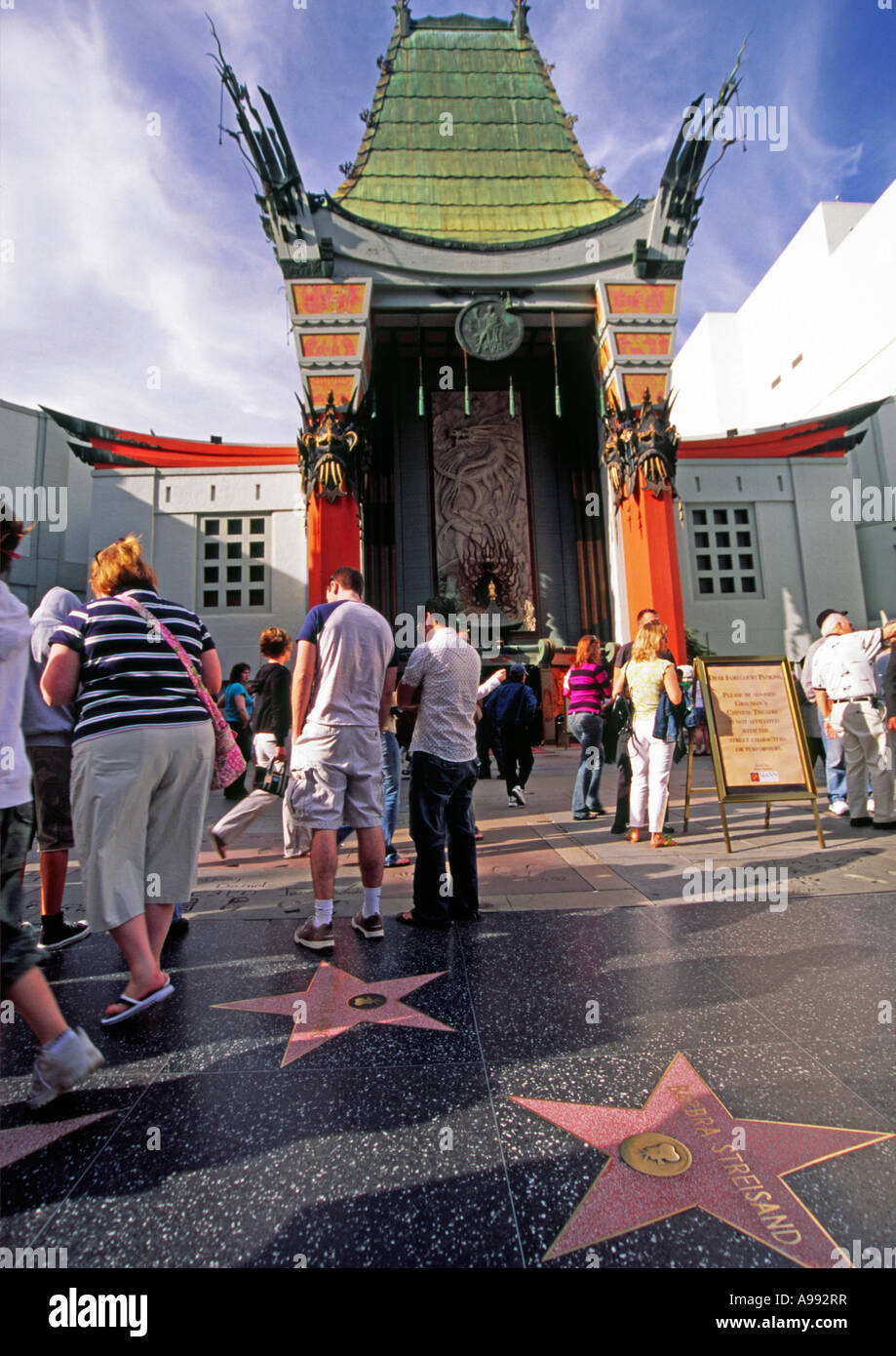 Grauman's Chinese Theatre Hollywood California usa Foto Stock