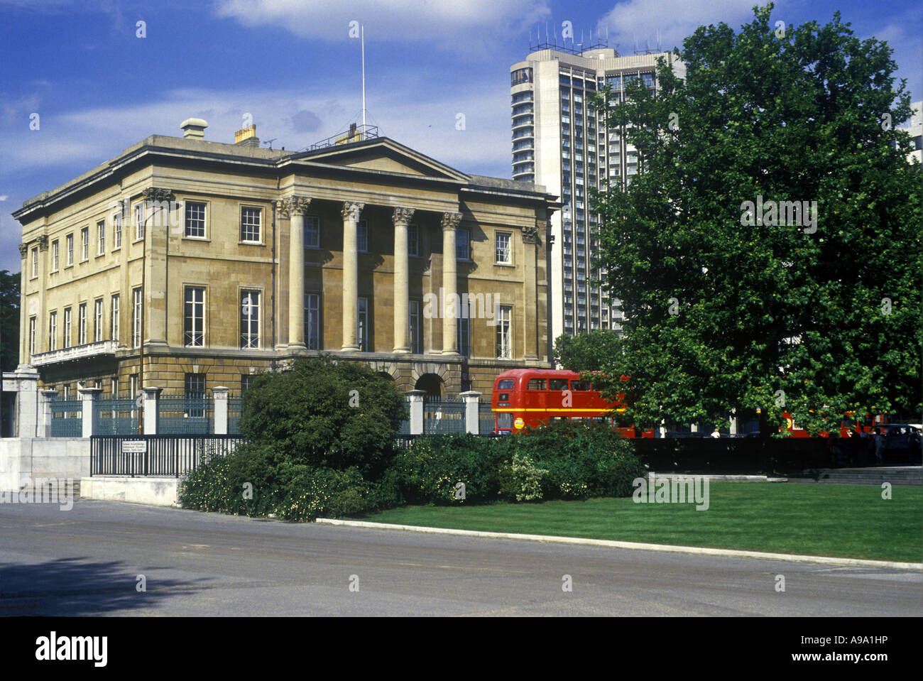 LORD NELSON'S HOME NUMERO 1 LONDON APSLEY HOUSE HYDE PARK Londra Inghilterra REGNO UNITO Foto Stock