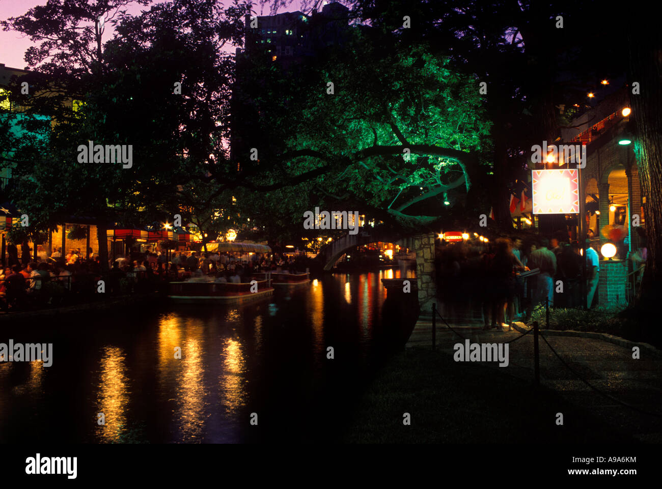 PASEO DEL RIO SAN ANTONIO TEXAS USA Foto Stock