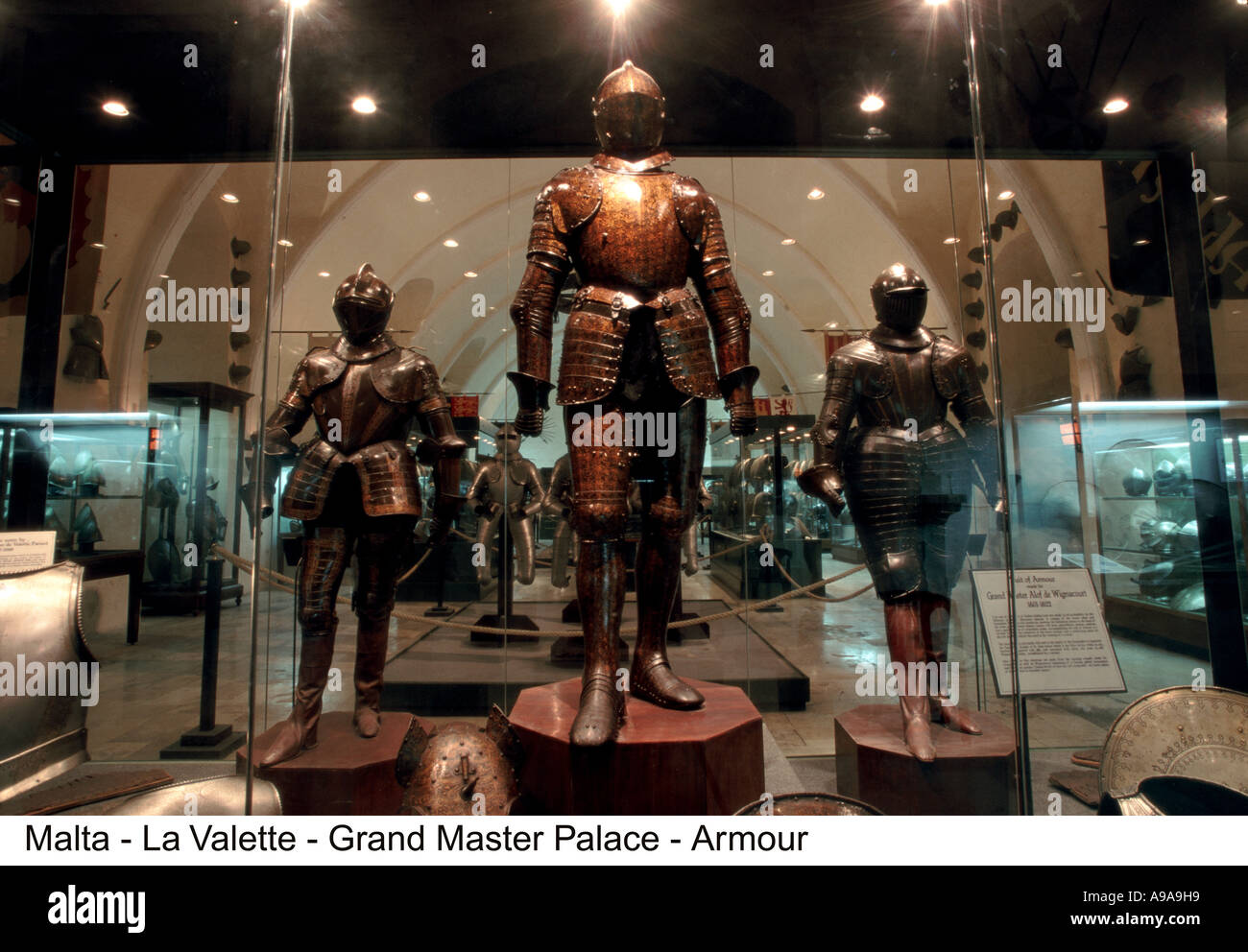 A Malta La Valette Grand Master Palace Corazza Foto Stock