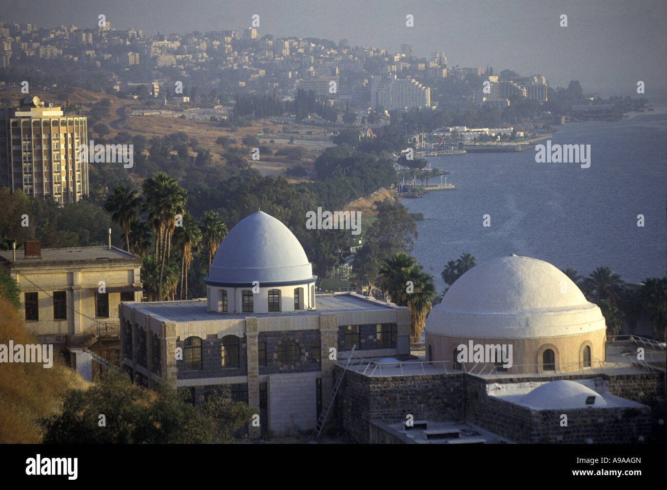 TOMBA DI RABBI MEIR BAAL HANES TIBERIAS MARE DELLA CITTÀ DI GALILEA ISRAELE Foto Stock