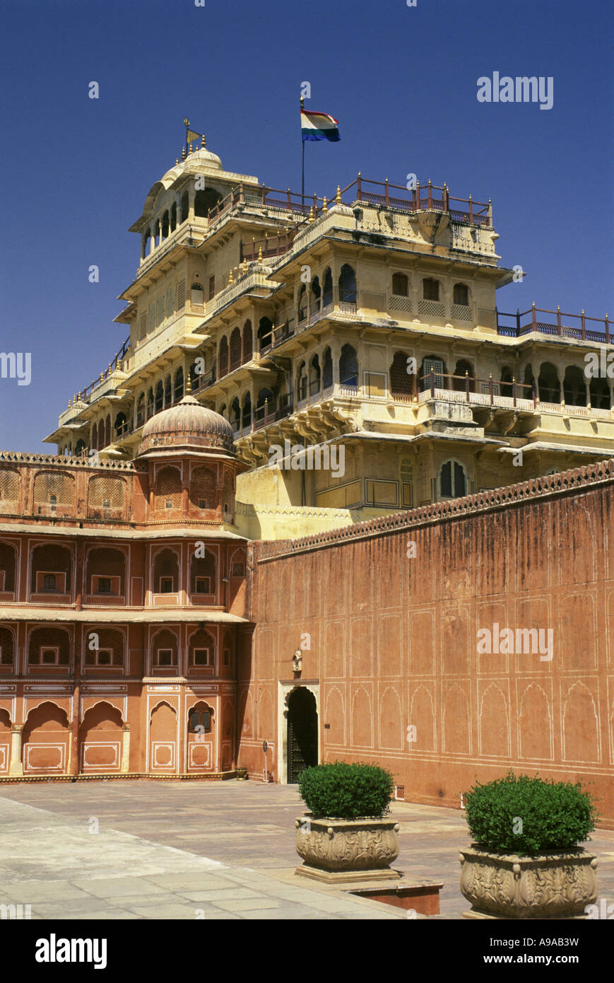 CHANDRA MAHAL PALACE RIDDHI SIDDHI POL CITY Palace Jaipur India Rajasthan Foto Stock