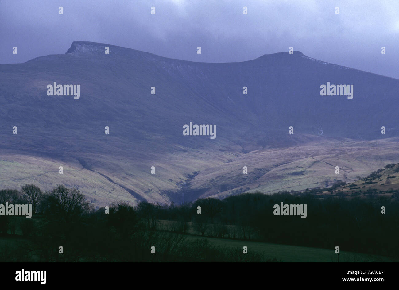 PEN Y la ventola e il mais DU in Brecon Beacons, South wales, Regno Unito Foto Stock