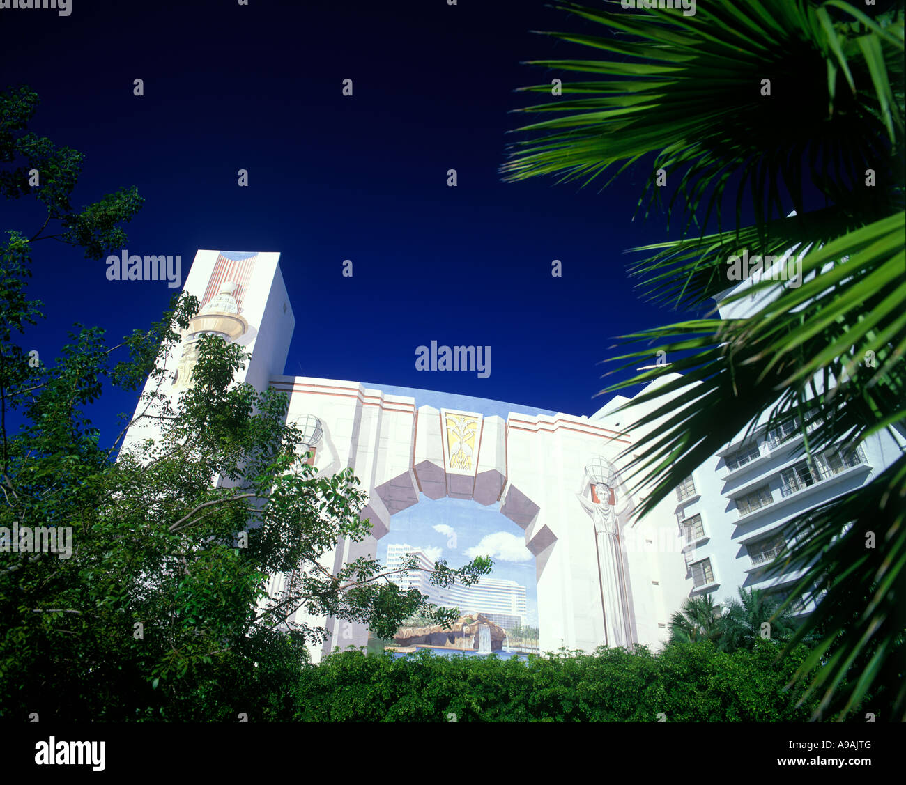 FONTAINEBLEAU HOTEL COLLINS AVENUE MIAMI BEACH FLORIDA USA Foto Stock