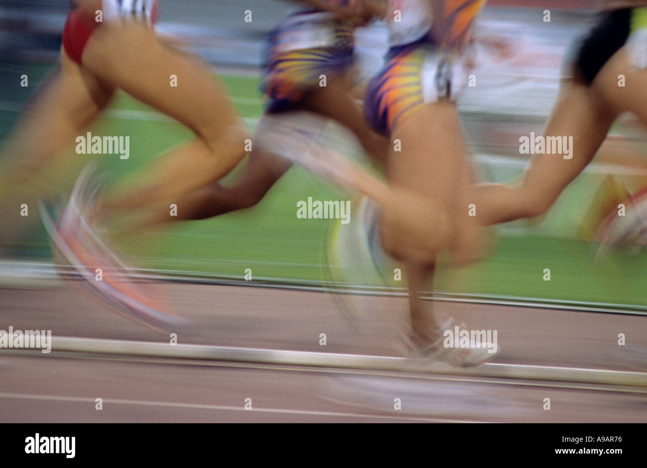 Athletism velocisti Foto Stock