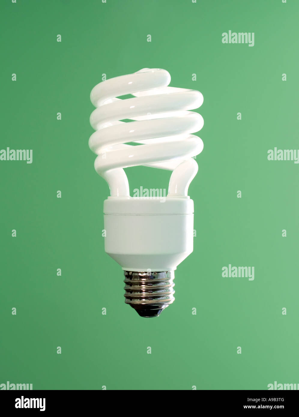 La luce fluorescente lampadina Foto Stock