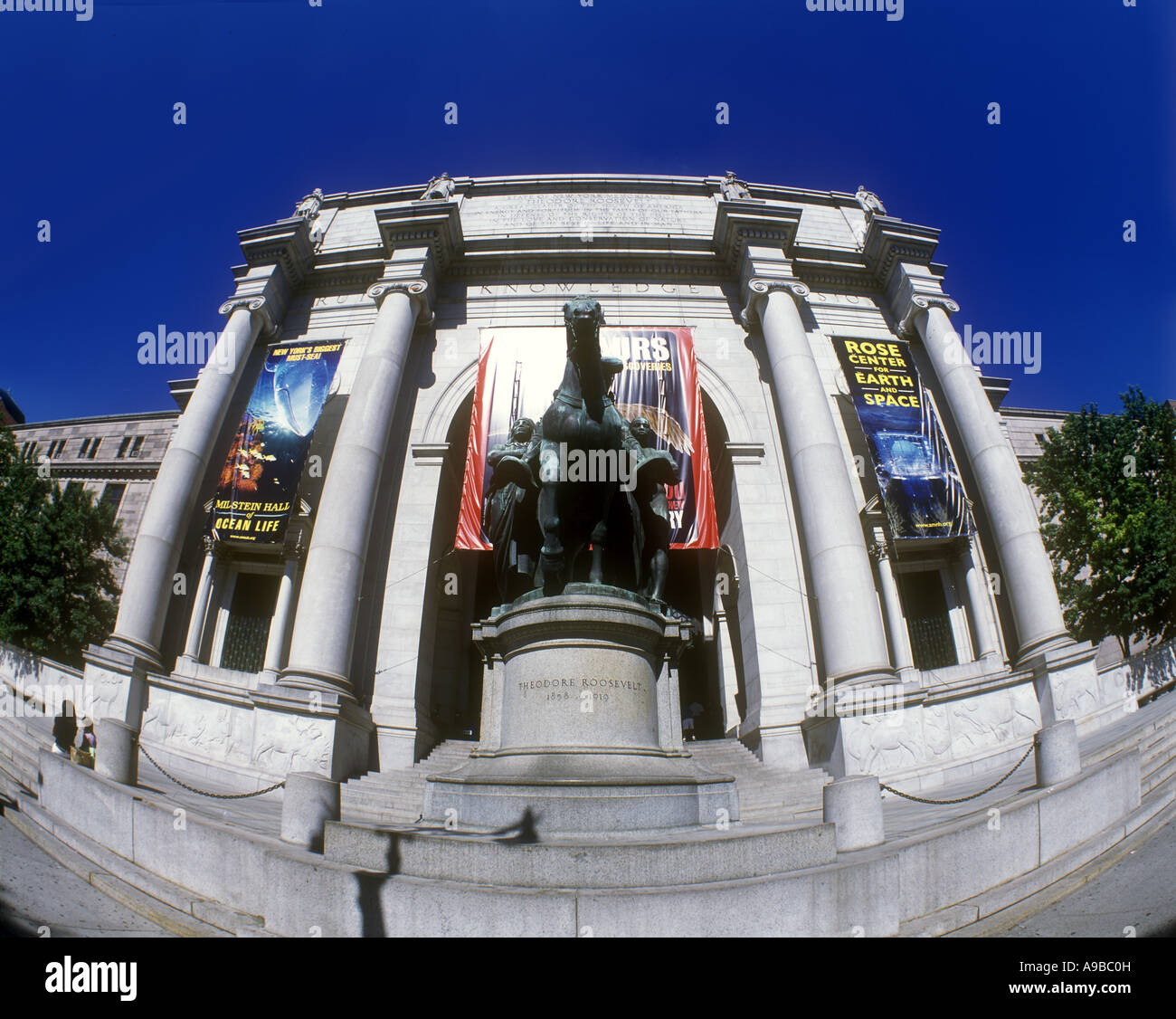 Museo di Storia Naturale di Central Park West MANHATTAN NEW YORK CITY USA Foto Stock