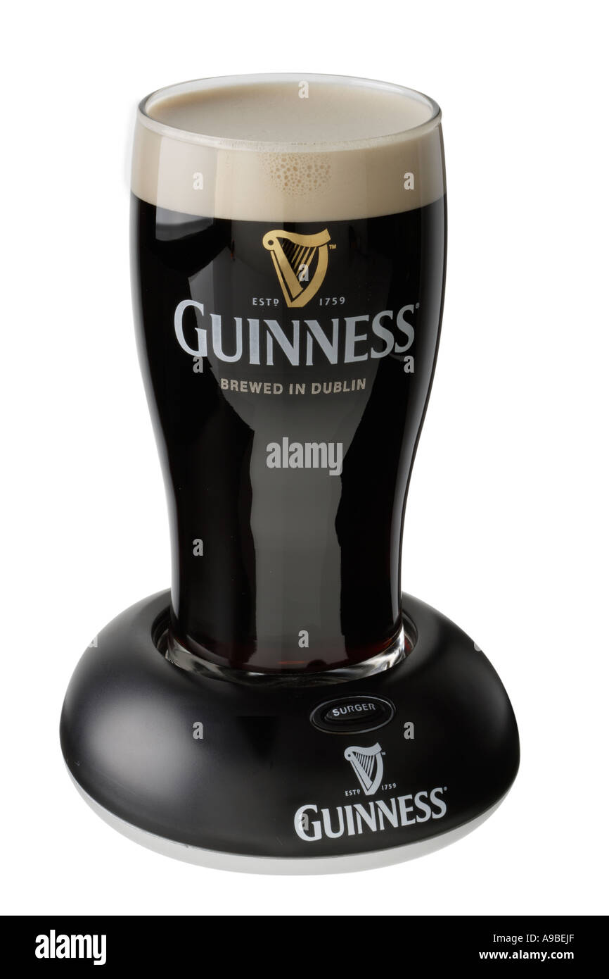 Progetto di Guinness la birra prodotta in Dublino Irlanda Foto Stock