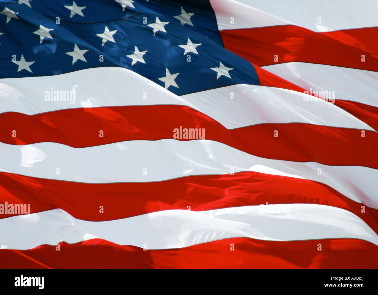 Bandiera americana sfondo Foto Stock
