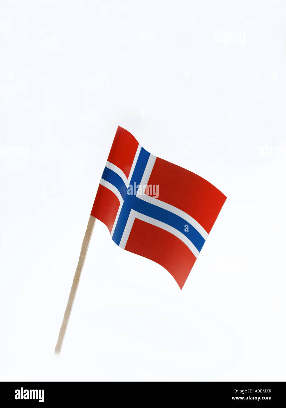 Bandiera norvegese Foto Stock
