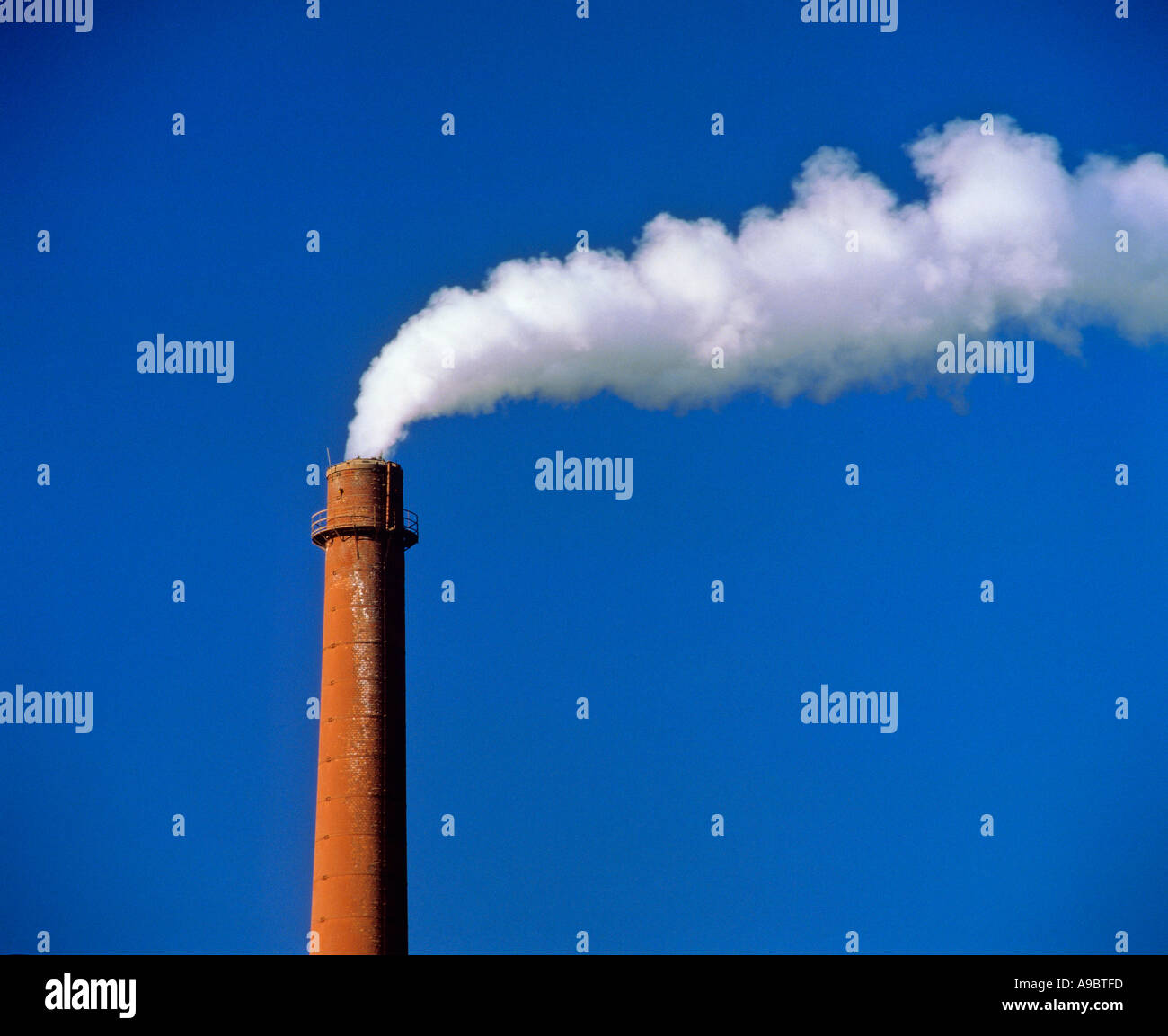 Il basso livello delle concentrazioni di sostanze tossiche inquinamento atmosferico Foto Stock