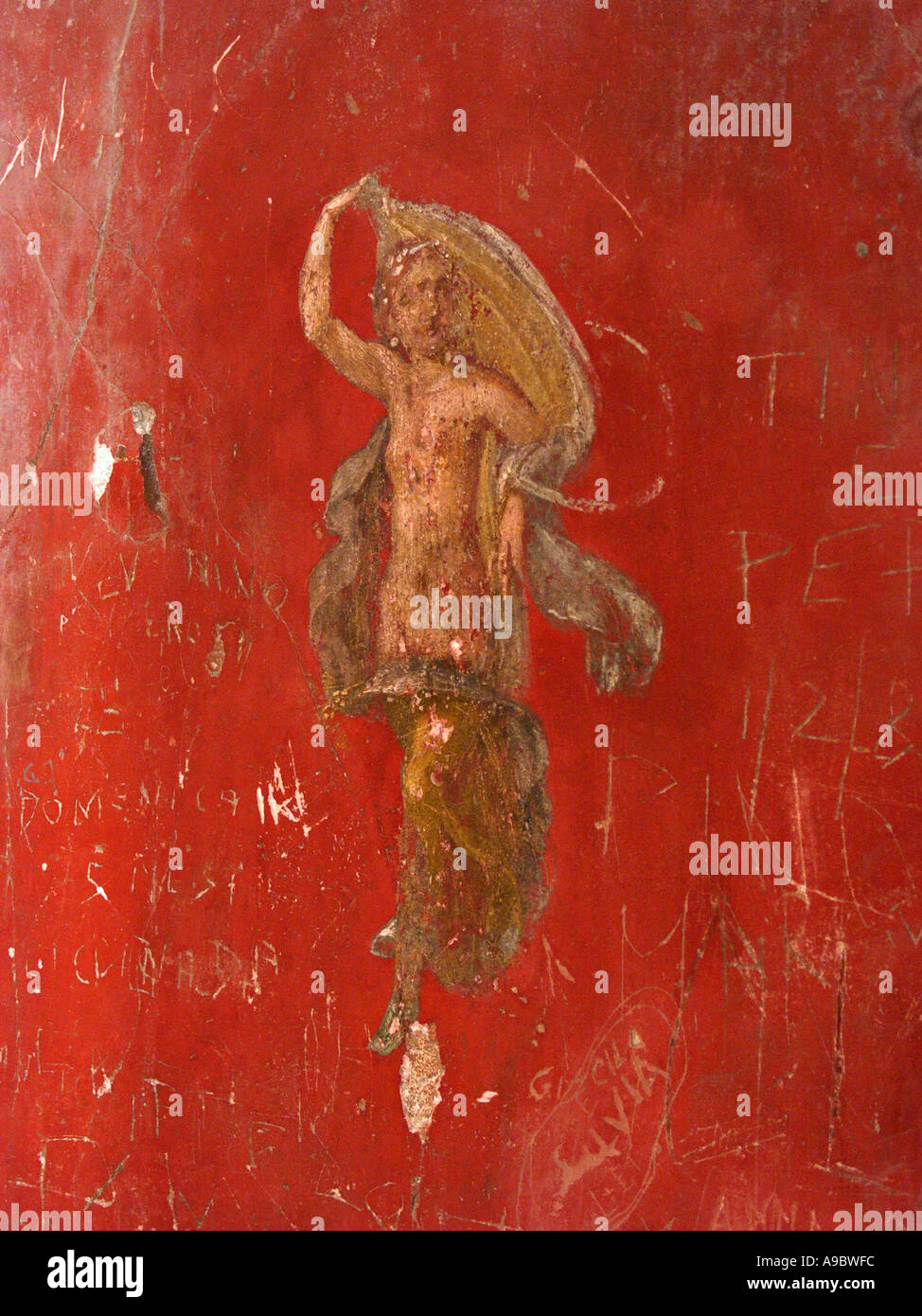 Affresco Pompei Foto Stock