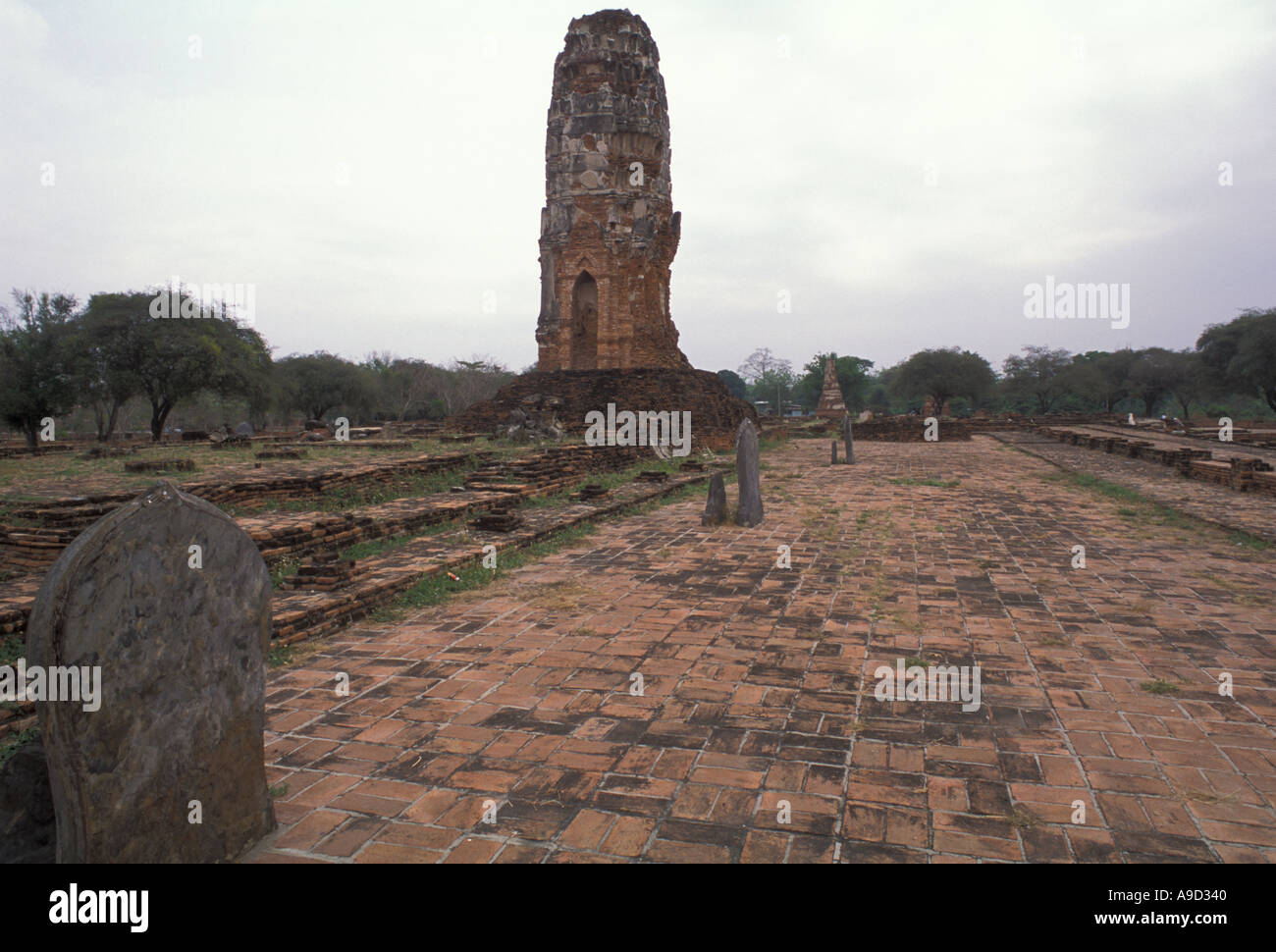 Wat Lokayasutharam Foto Stock
