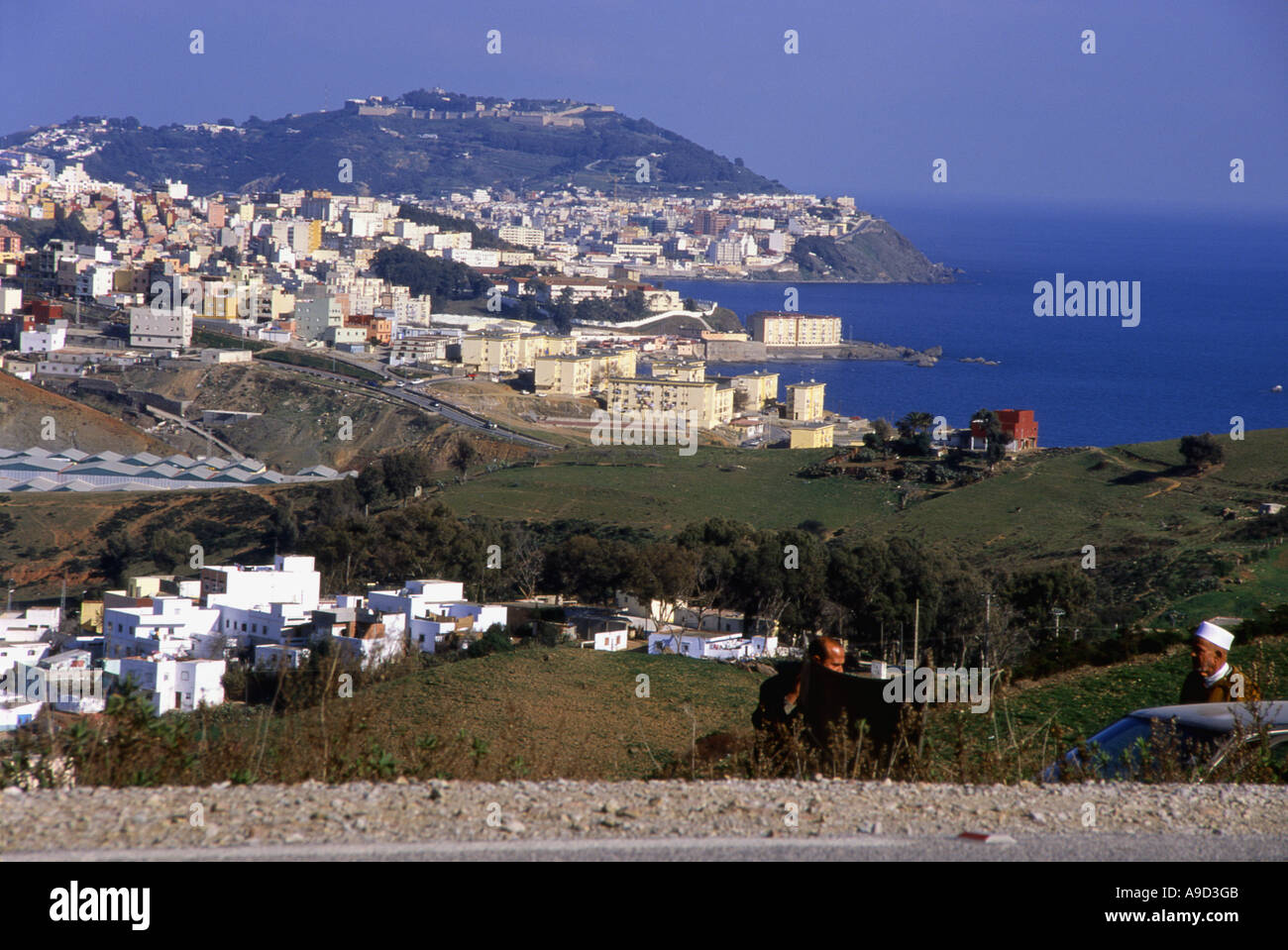 Tangeri Tangeri Tánger Stretto di Gibilterra Tangier-Tétouan Regione Nord del Marocco Maghreb Maghrebian berbera in Africa del Nord Foto Stock