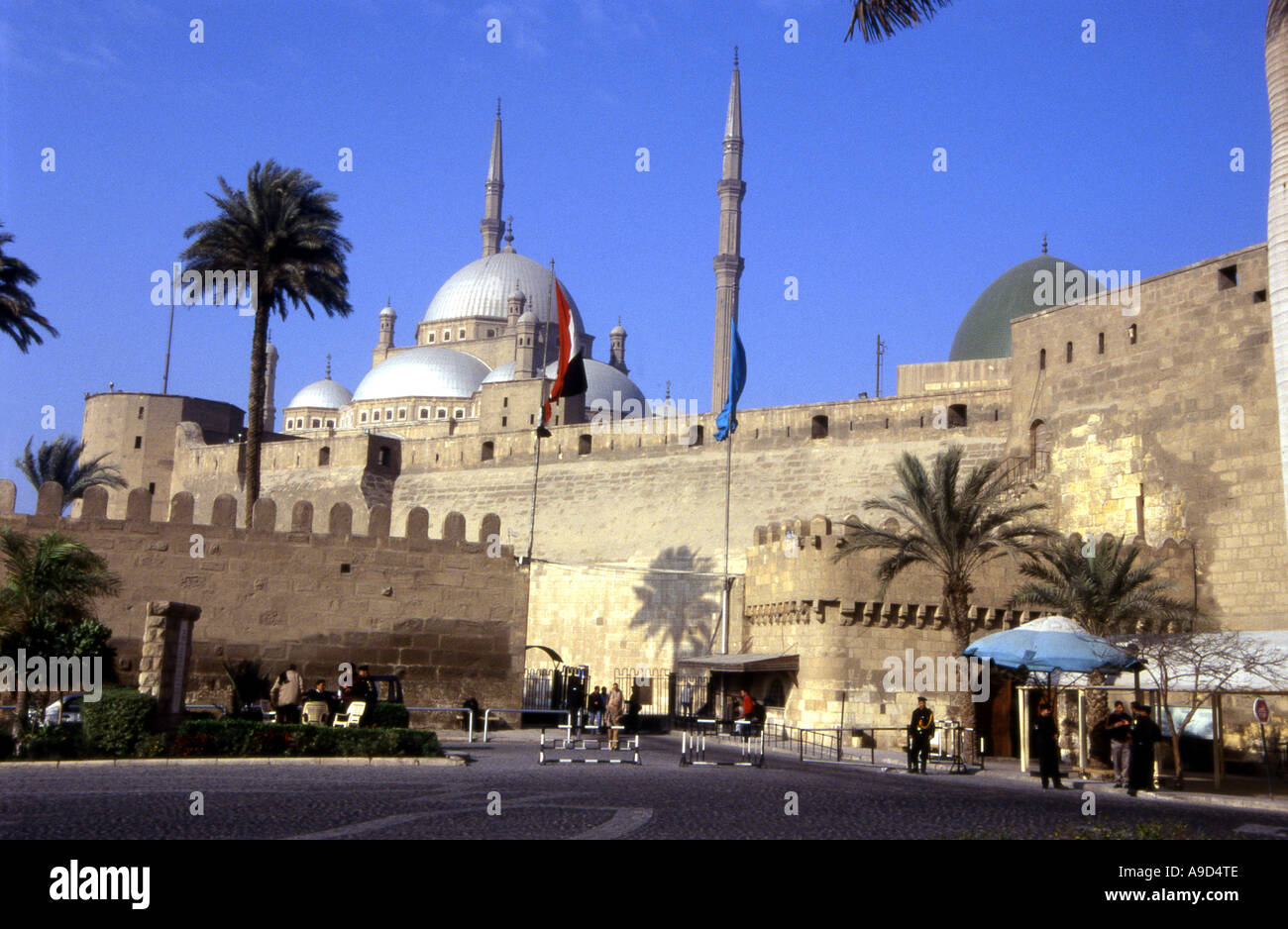 Muhammad Ali Pasha Mohammed Ali della moschea di alabastro Cittadella Saladino Cairo Repubblica Araba di Egitto Nord Africa Medio Oriente Foto Stock