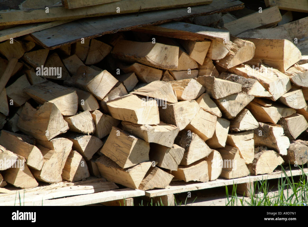 Fuoco, Legno legna da ardere, masterizzare, carbonio, emissione, global warming, albero, aprire, fuoco, legno, combustione, Foto Stock
