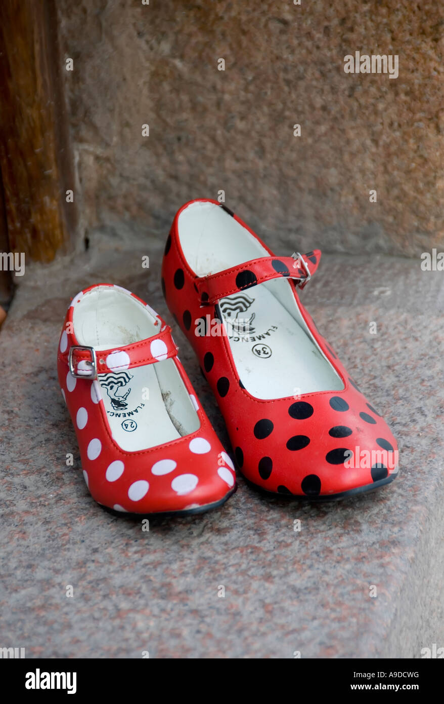 scarpe da flamenco Foto Stock