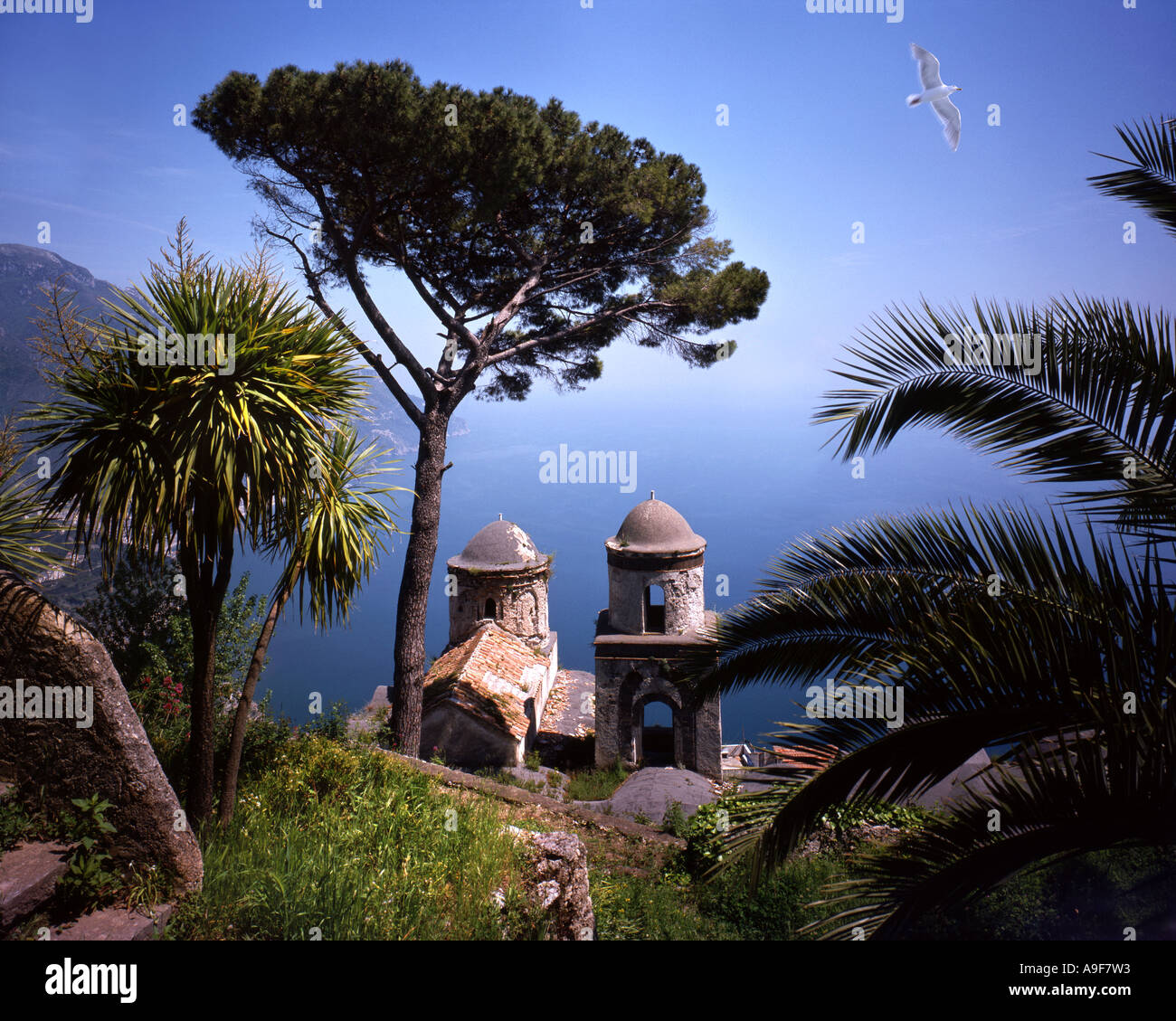 It - Campania: Villa Rufolo a Ravello sulla costiera amalfitana Foto Stock