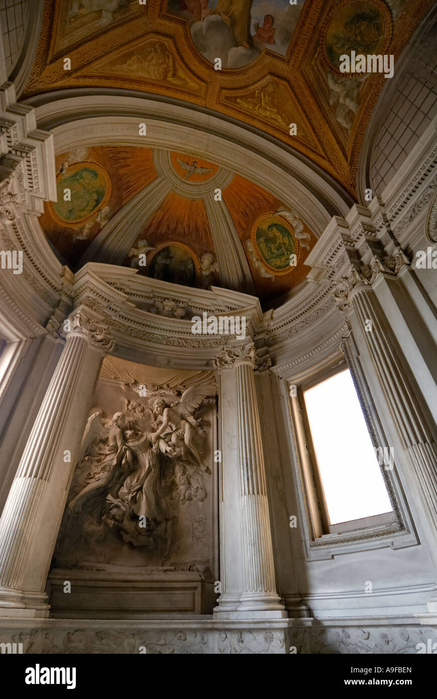 Roma Italia Bernini s De Raymondi cappella nella chiesa di San Pietro in  Montorio Foto stock - Alamy