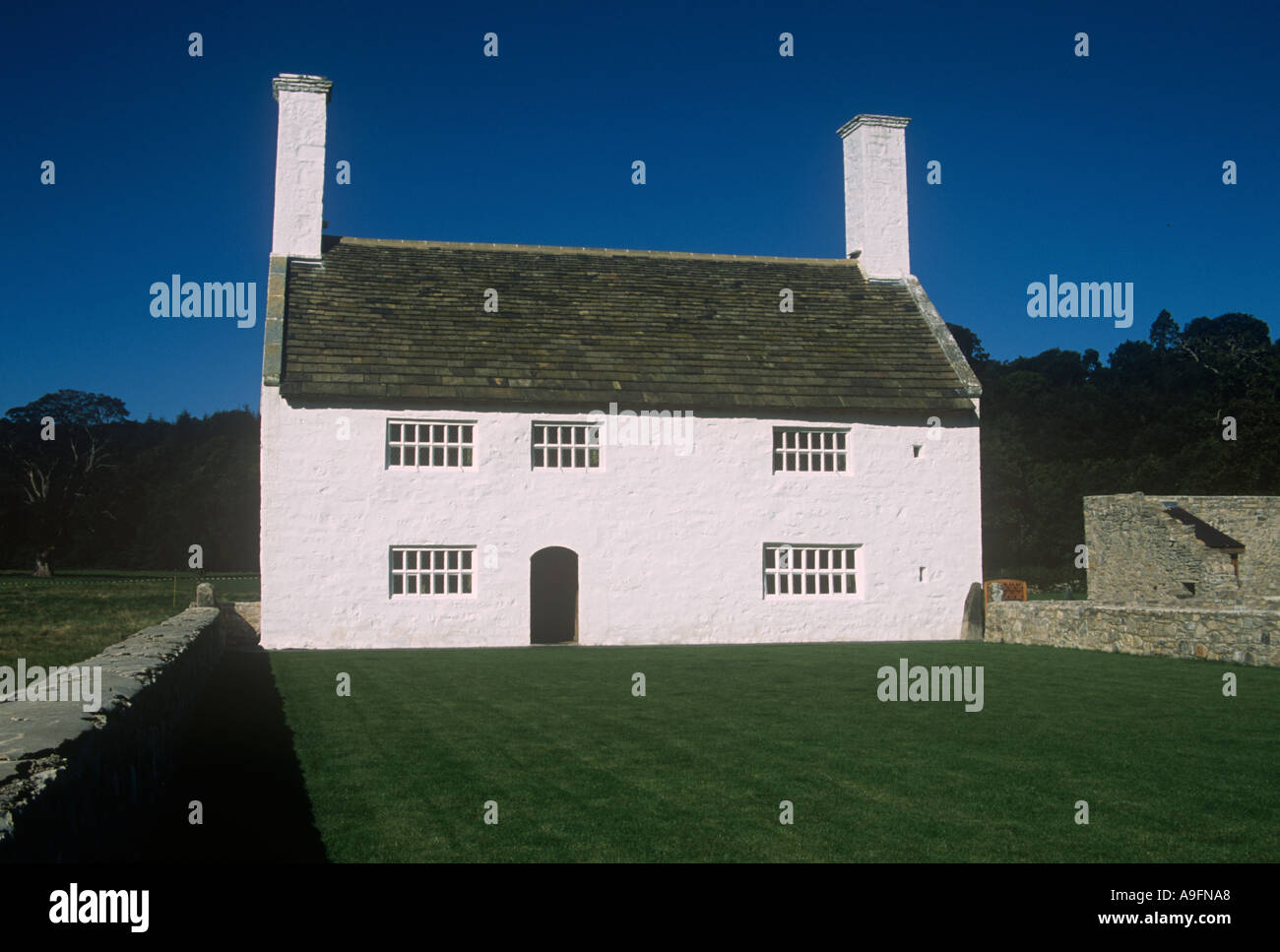 Recentemente restaurato Landmark proprietà di fiducia vicino a St Asaph Denbighshire North East Wales Foto Stock