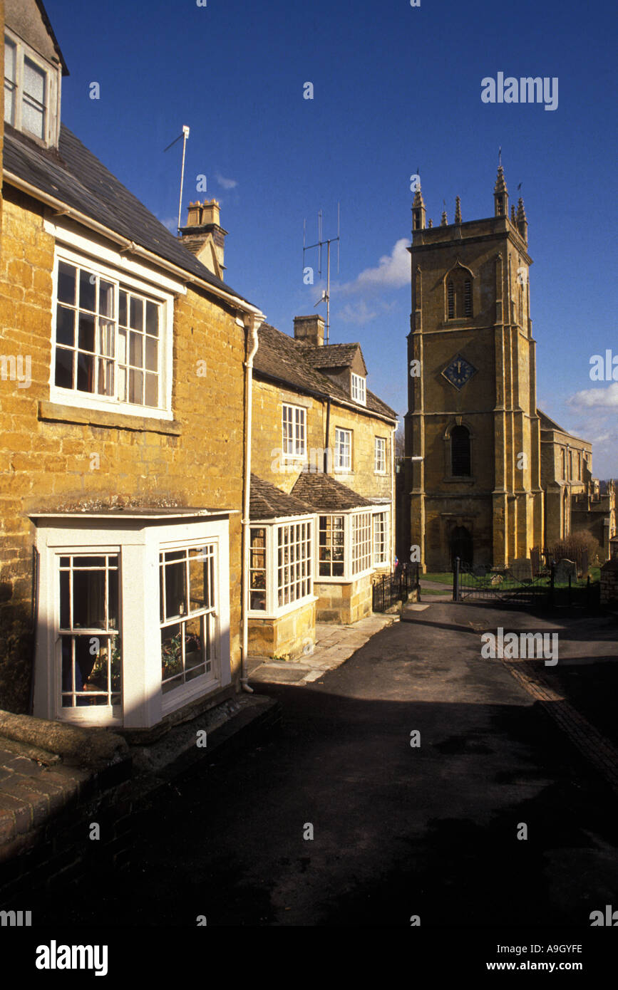 Blockley villaggio nel Gloucestershire Cotswolds Inghilterra Foto Stock