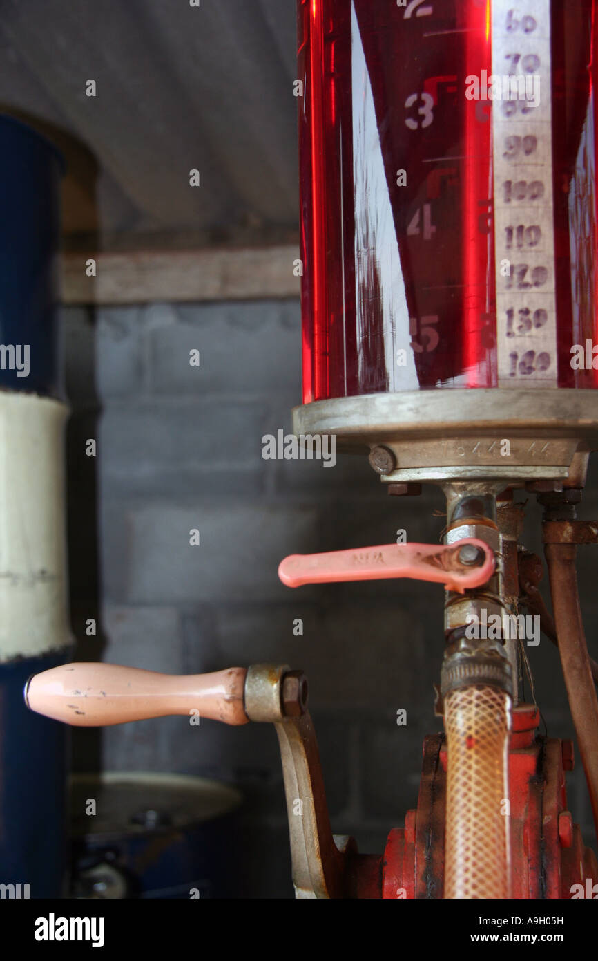 Stazione di benzina Mae Chaem Nord della Tailandia Foto Stock