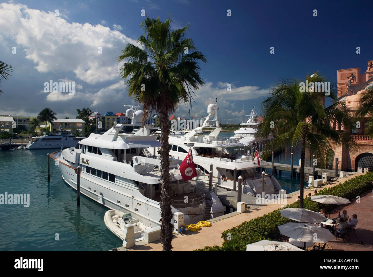 Atlantis Resort, Paradise Island, a Nassau, Bahamas, dei Caraibi Foto Stock