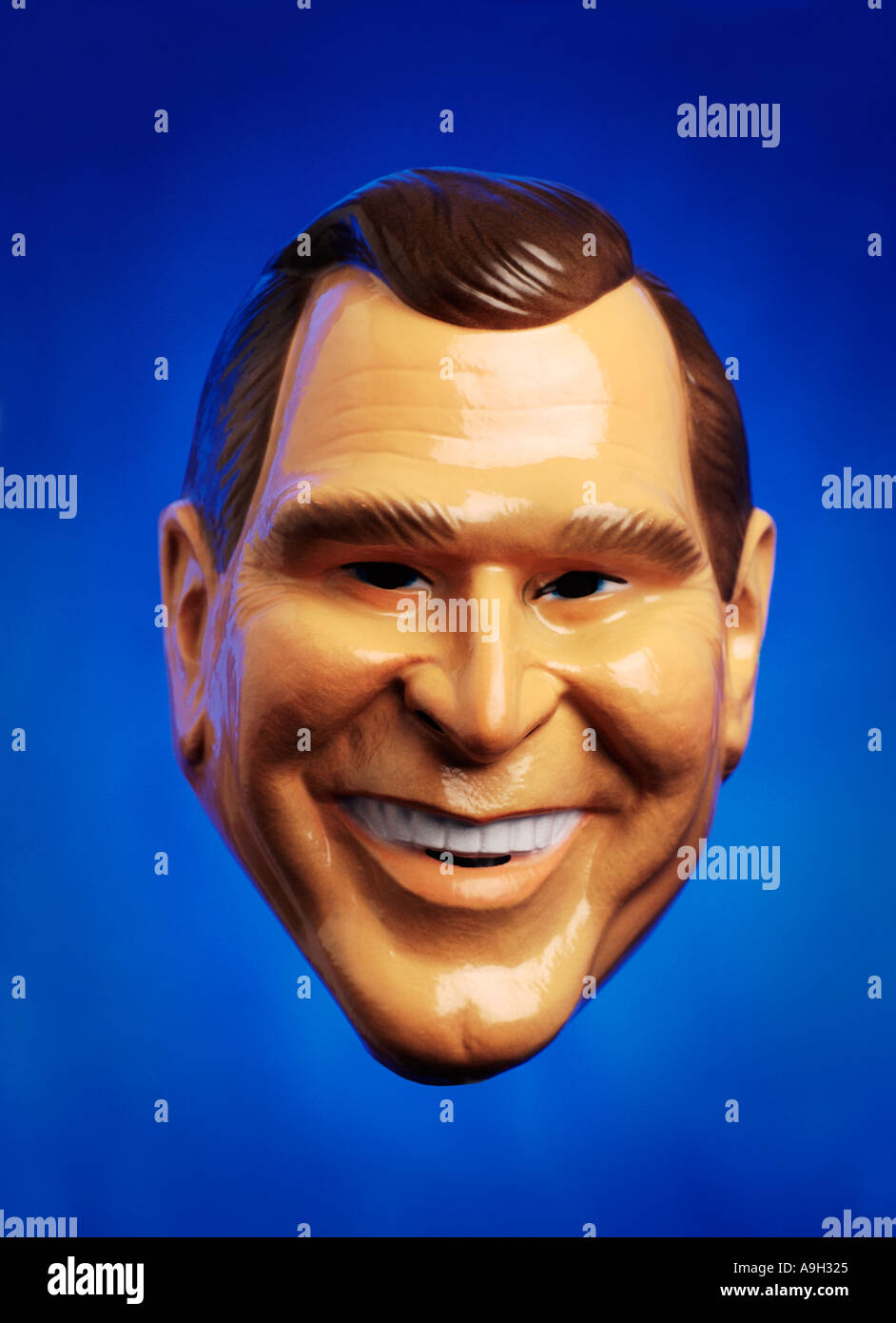 Il Presidente George W Bush Mask Foto Stock