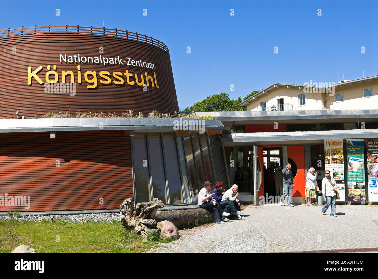 Centro visitatori di Jasmund National Park, Ruegen isola, Meclemburgo Pomerania occidentale Foto Stock