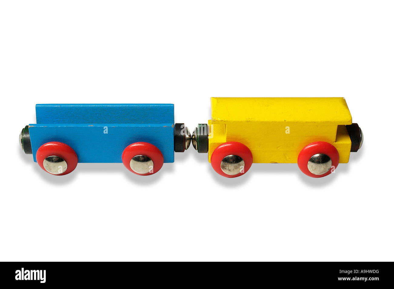 Appendiabiti, Brio modello ferroviario, dei giocattoli di legno Foto Stock