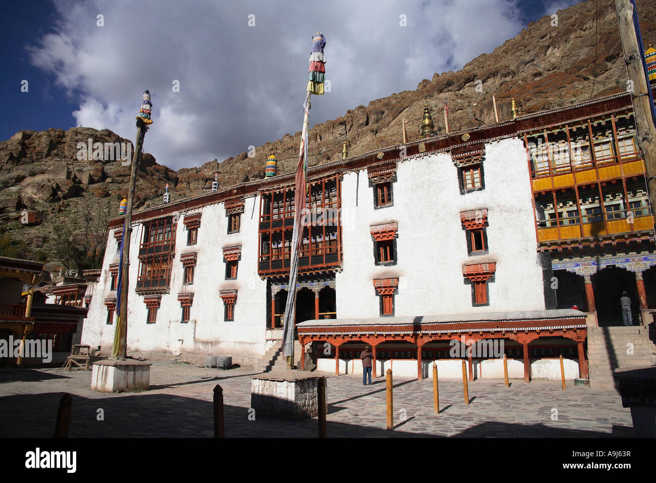 Monastero di Hemis in Ladakh, Jammu Kashmir India Foto Stock
