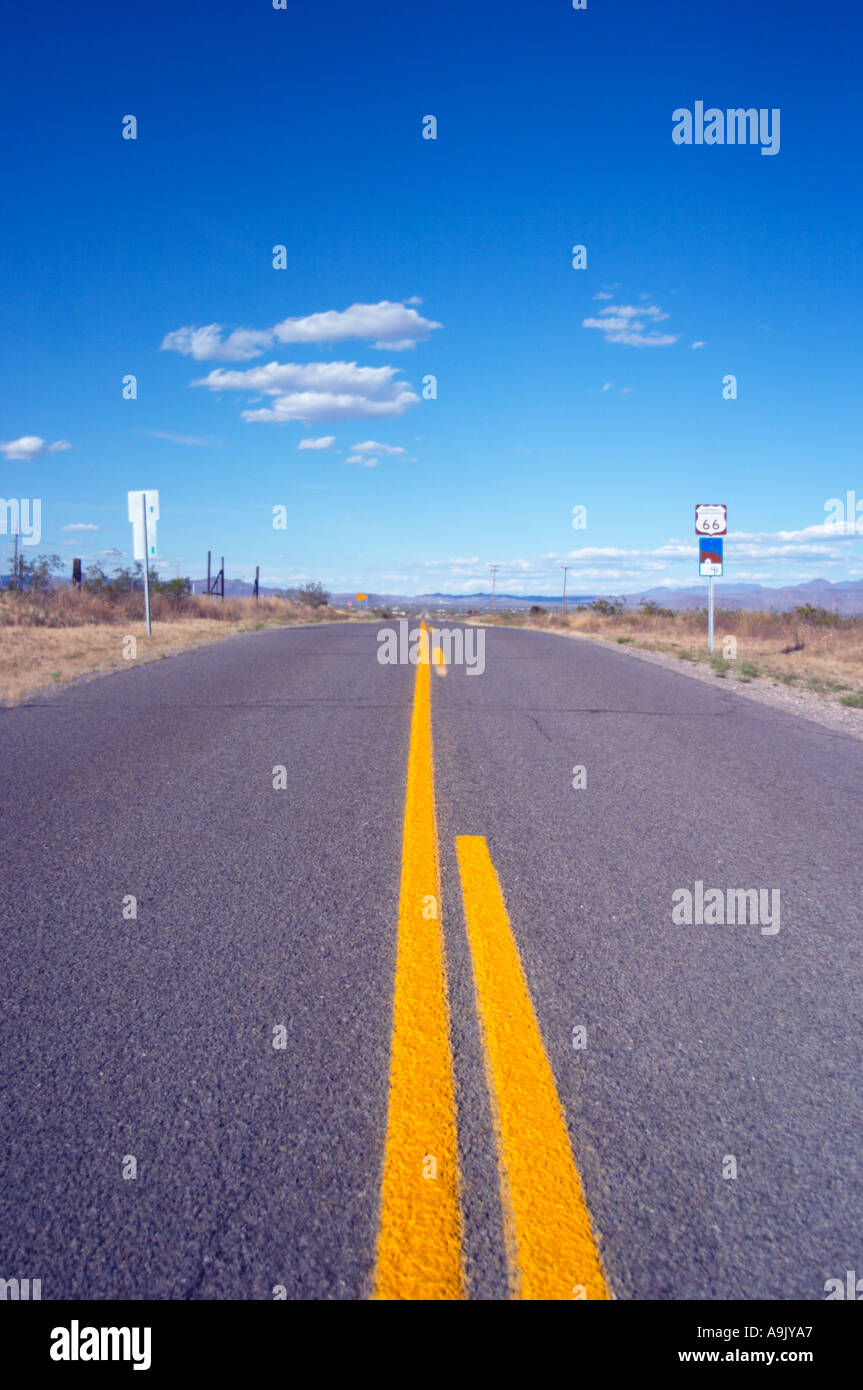 Route 66 Road USA Foto Stock