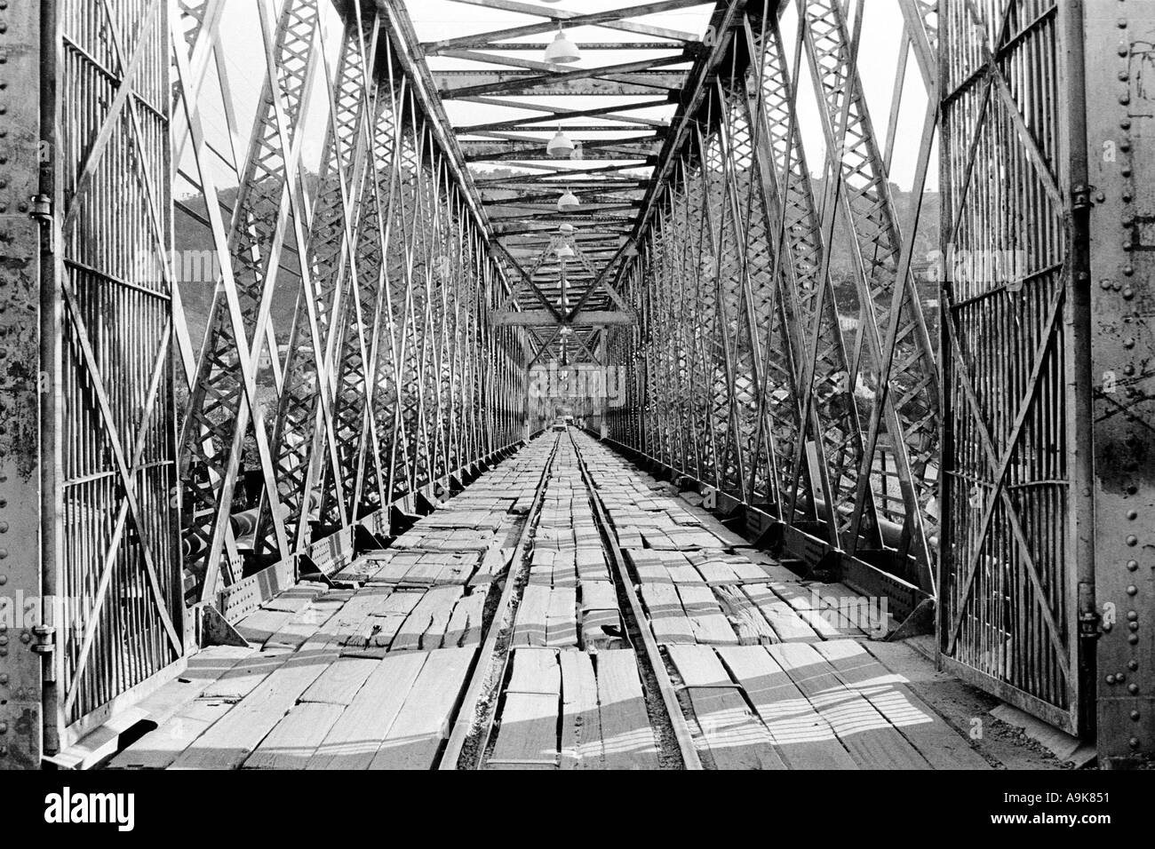 Ponte costruito da D Pedro I in Caichoeira BA Brasile da Andrea Testoni Foto Stock