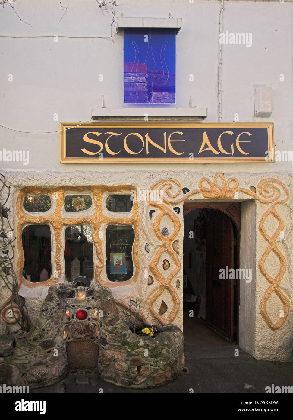 Uno stile di vita alternativo shop Ston Età Glastonbury Somerset Foto Stock