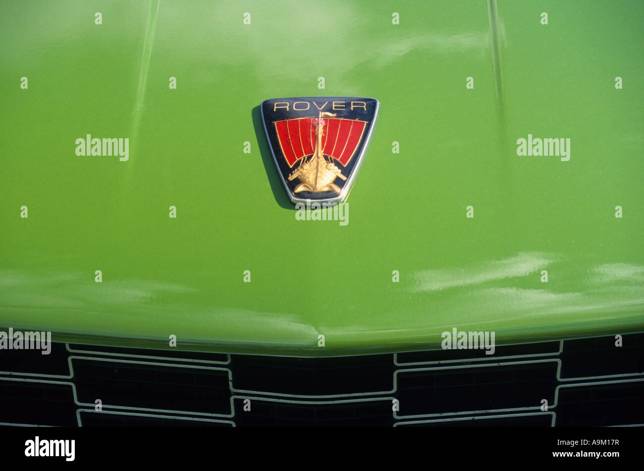 Rover 3500 P6. Inglese Il costruttore di auto 1904. Rover auto auto badge marque British maker motif Foto Stock