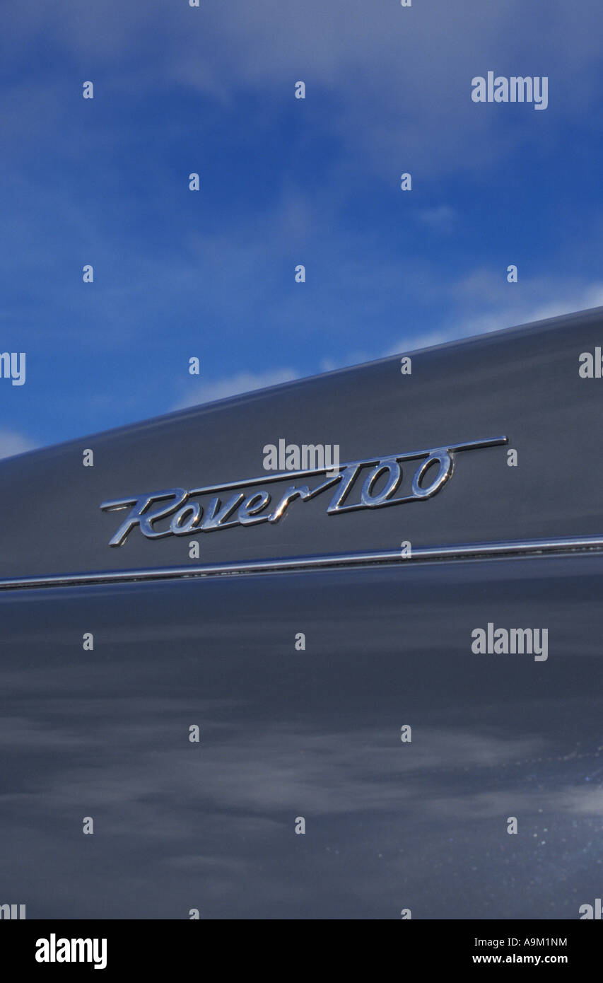 Rover 100 P4. Inglese Il costruttore di auto 1904. Rover auto auto badge marque British maker motif Foto Stock